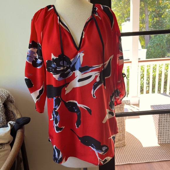 Anthropologie Yumi Kim Floral Peasant Top - Picture 2 of 5